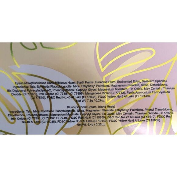 VIOLET VOSS - NWT - Pretty in Paradise All-in-One Face & Eye Shadow Palette - Picture 14 of 14